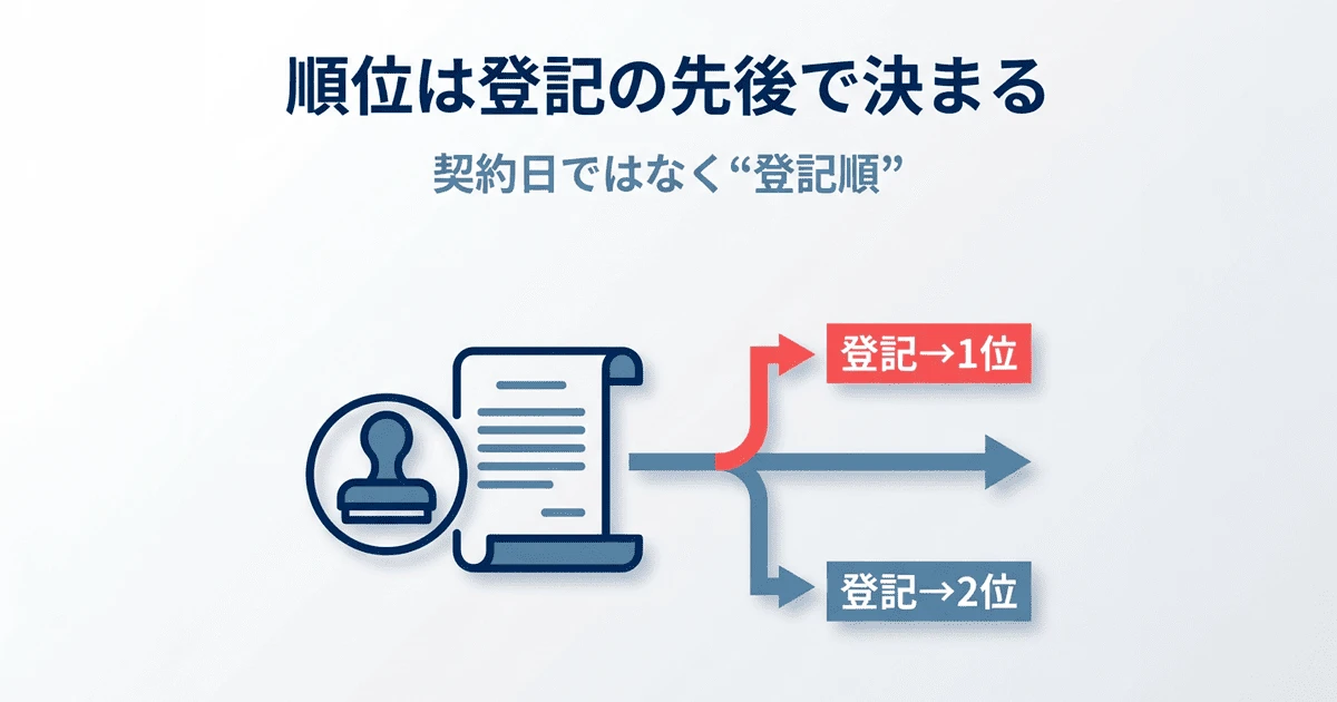 抵当権の順位とは？第一順位・第二順位の仕組みと決まり方をわかり 